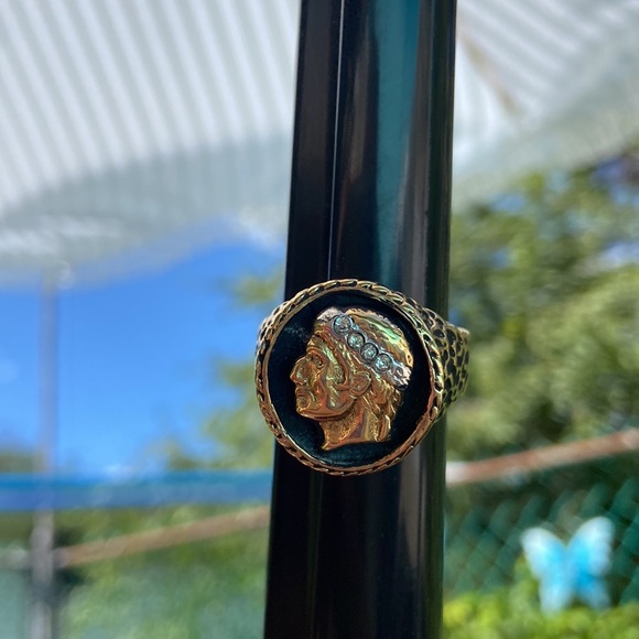 Men’s ESPO ring size 11.5 gold filled - Picture 3 of 12